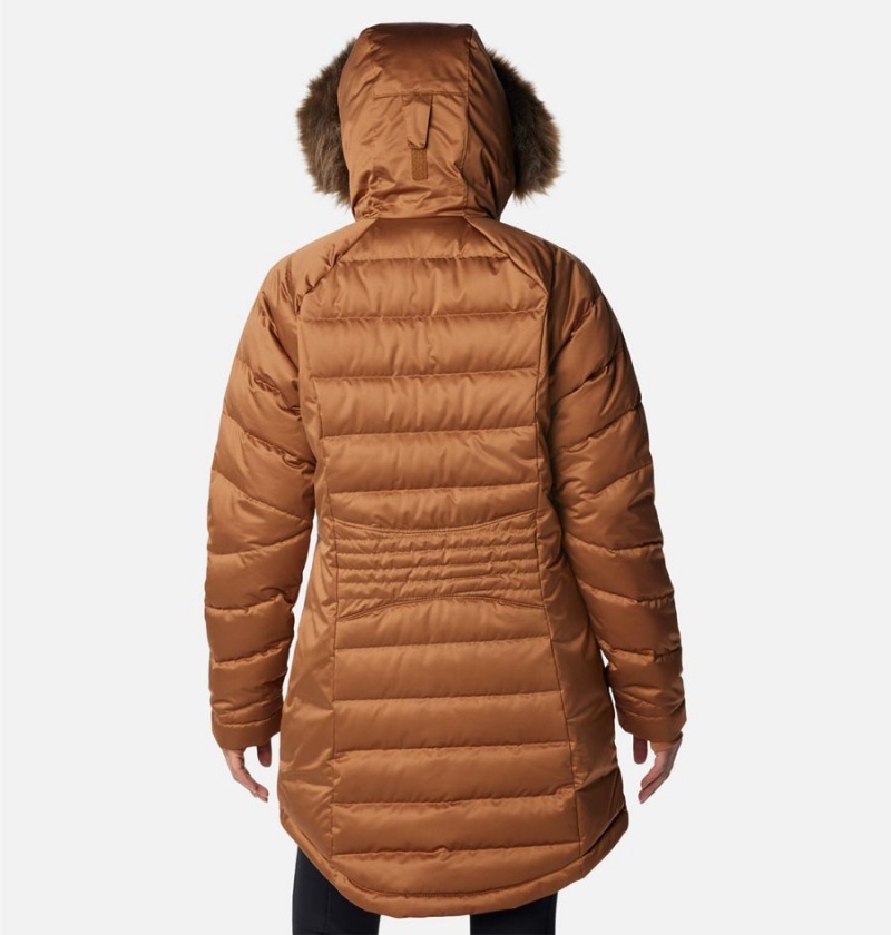 Brown Columbia Lay D III Mid Women's Puffer Jacket | 58092FVPC