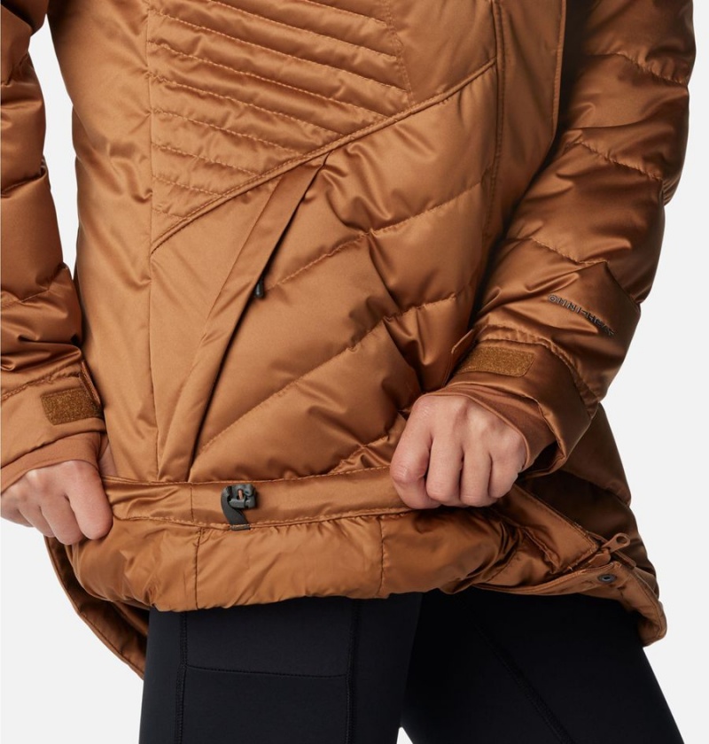 Brown Columbia Lay D III Mid Women's Puffer Jacket | 58092FVPC