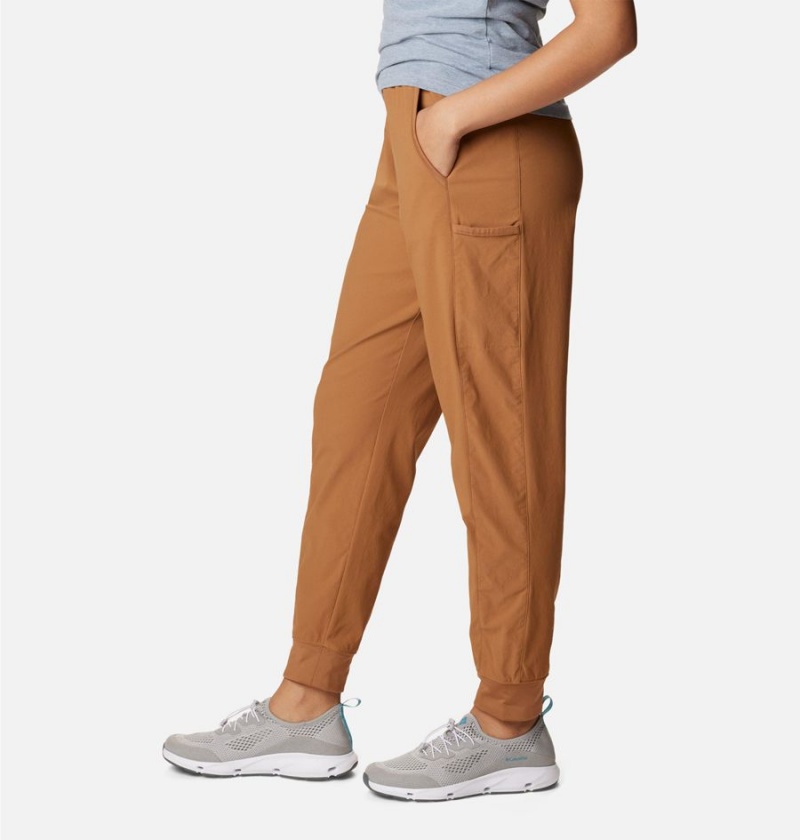 Brown Columbia Leslie Falls Joggers Women's Pants | 09845KORE