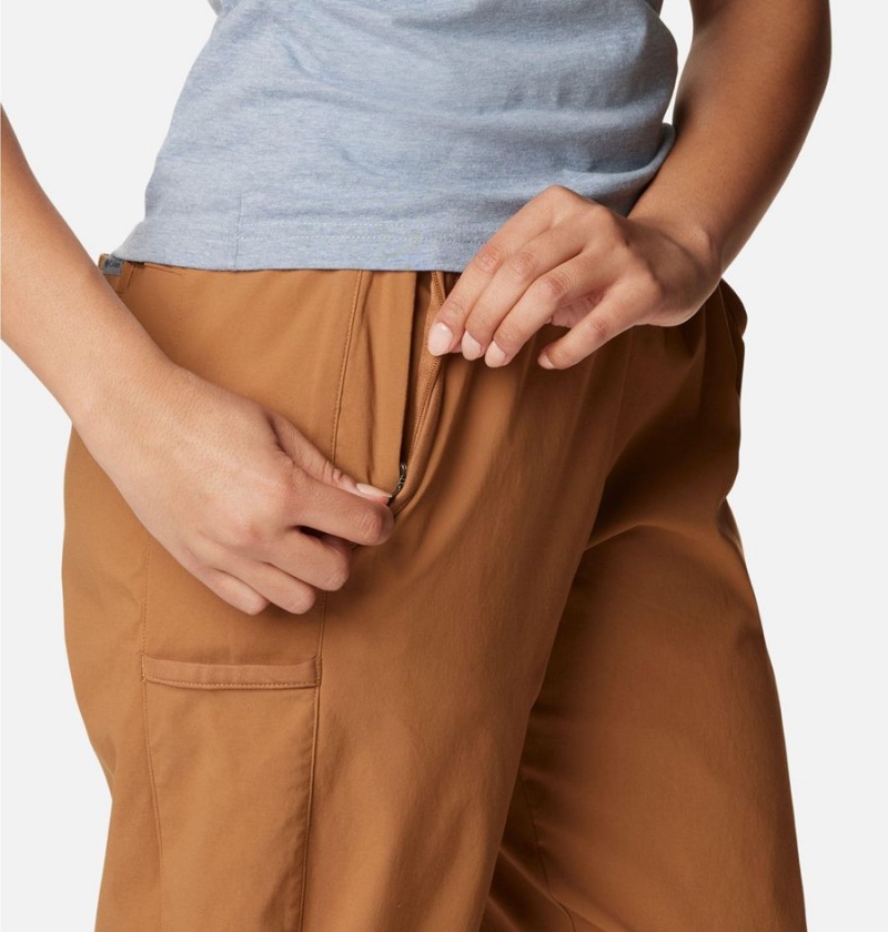 Brown Columbia Leslie Falls Joggers Women's Pants | 09845KORE