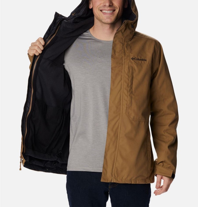 Brown Columbia Loma Vista Interchange Men's 3 In 1 Jackets | 17582YIFN