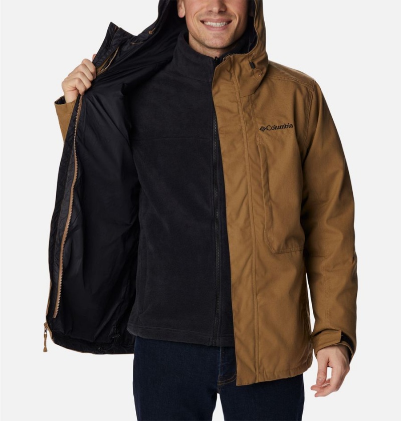 Brown Columbia Loma Vista Interchange Men's 3 In 1 Jackets | 17582YIFN