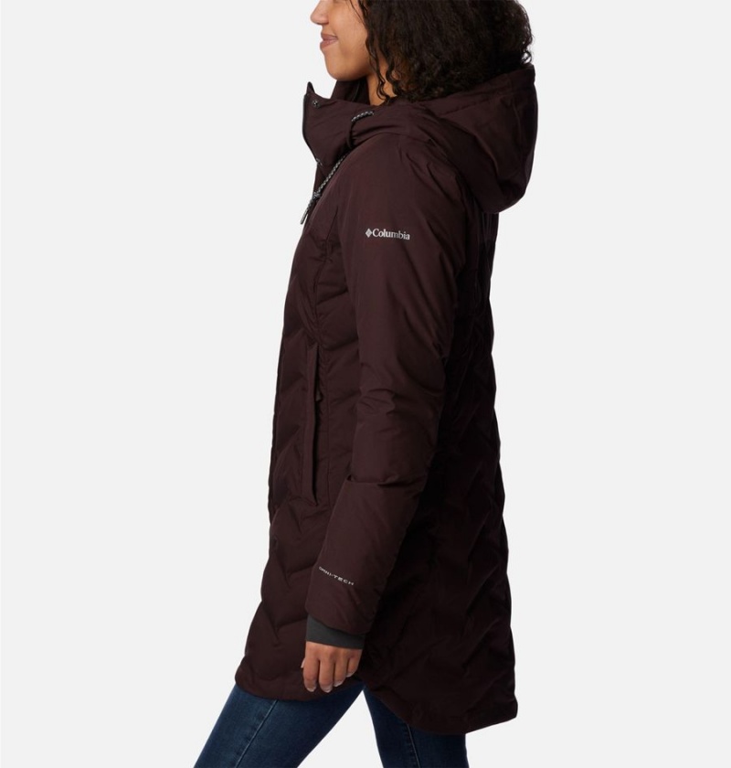 Brown Columbia Mountain Croo II Mid Down Women's Coats | 87204TKFG