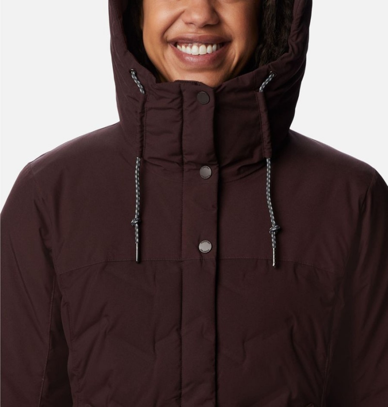 Brown Columbia Mountain Croo II Mid Down Women's Coats | 87204TKFG