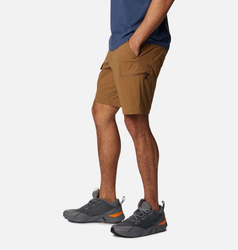 Brown Columbia Newton Ridge II Men's Shorts | 10432QLKA