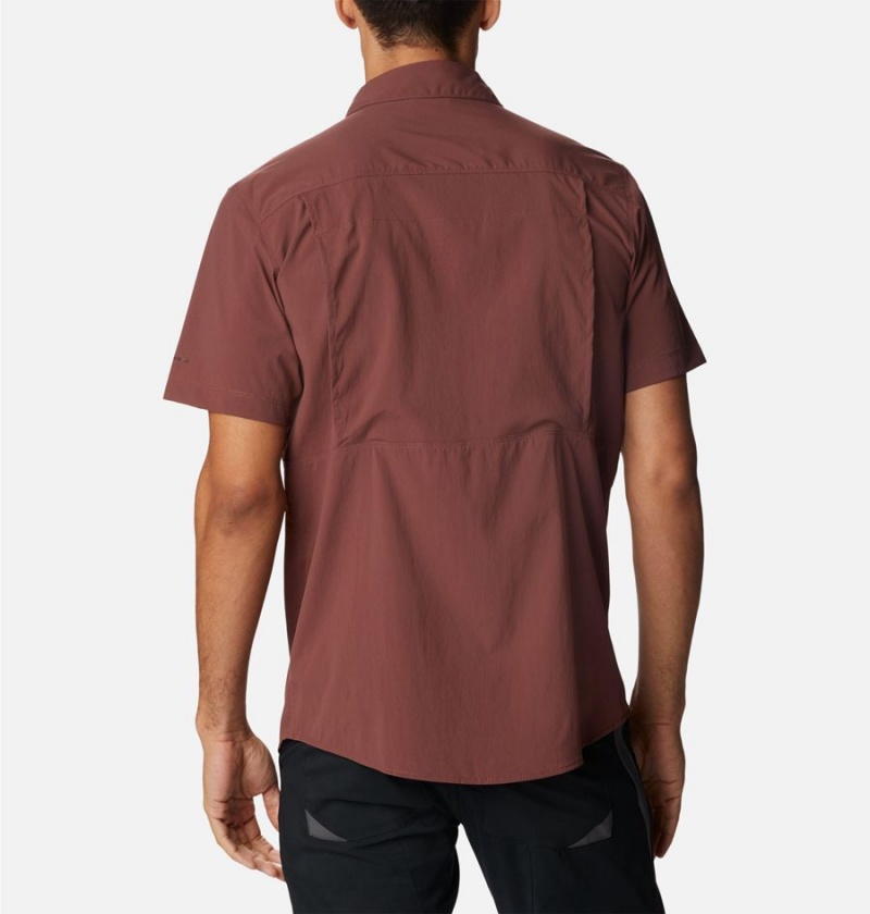 Brown Columbia Newton Ridge II Short Sleeve Men's Shirt | 46725RICO