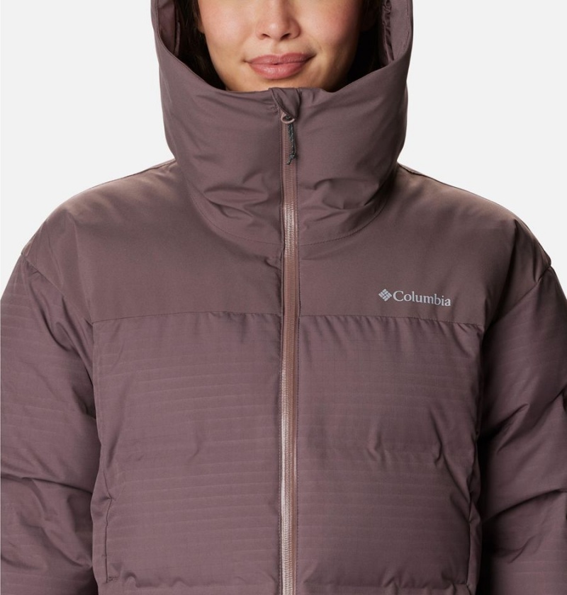 Brown Columbia Opal Hill Mid Women's Puffer Jacket | 95087GTXD