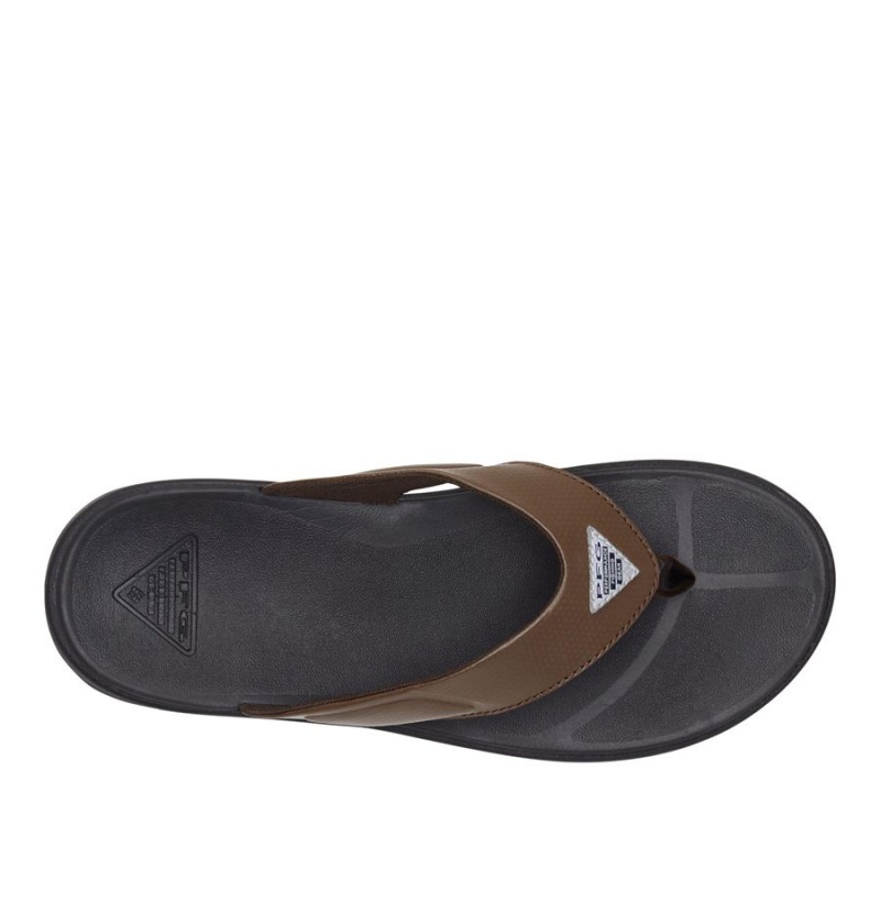 Brown Columbia PFG Rostra Beachcomber Flip Flop Men's Sandals | 52908OXNG