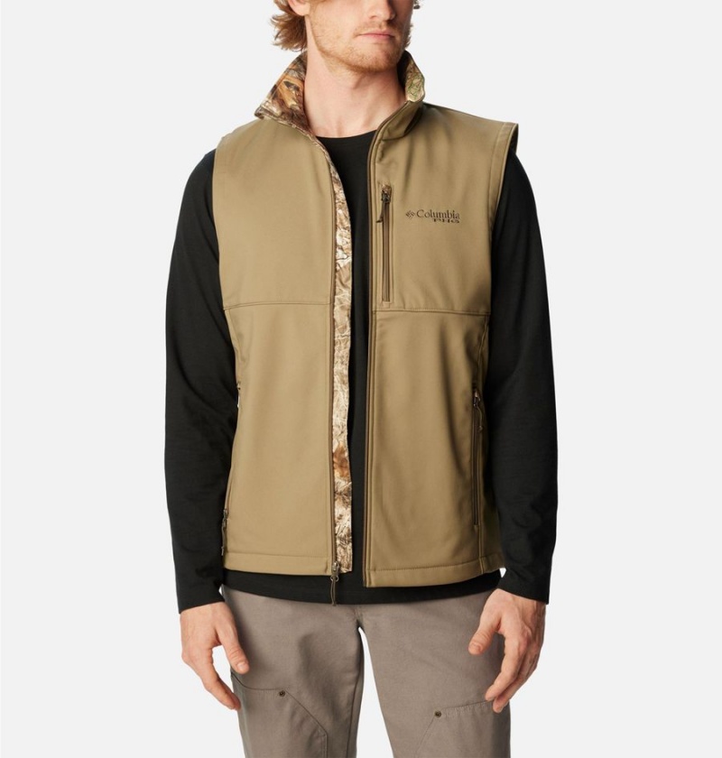 Brown Columbia PHG Ascender Softshell Men's Vest | 30789FRCQ