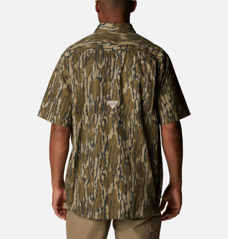 Brown Columbia PHG Super Sharptail Short Sleeve Men's Shirt | 48097MFOJ