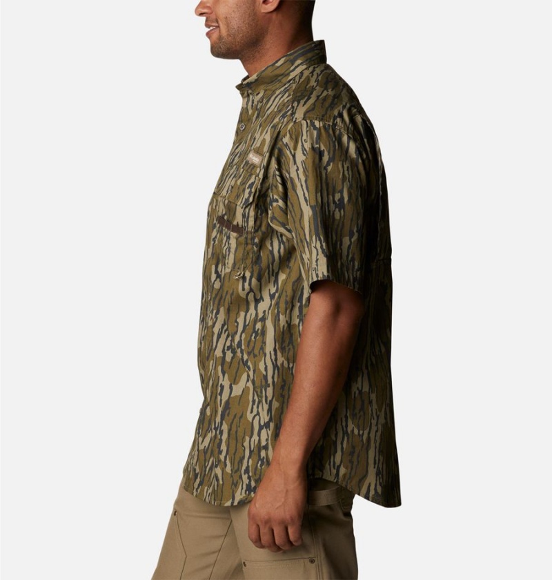 Brown Columbia PHG Super Sharptail Short Sleeve Men's Shirt | 48097MFOJ