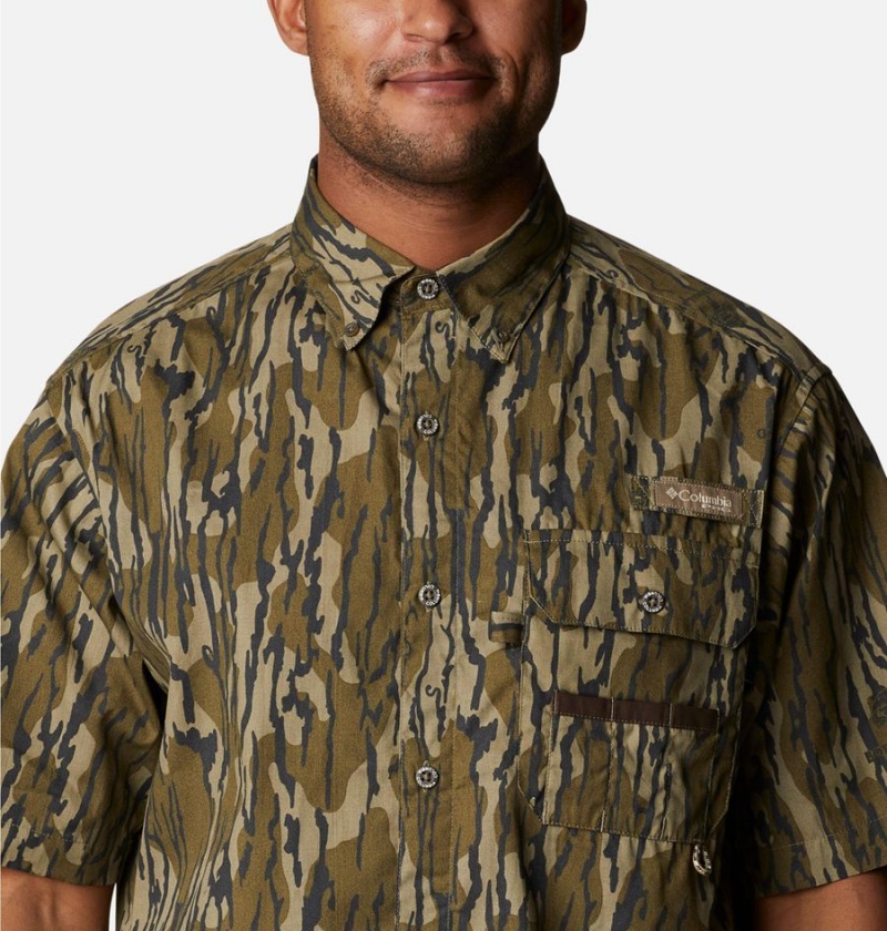 Brown Columbia PHG Super Sharptail Short Sleeve Men's Shirt | 48097MFOJ