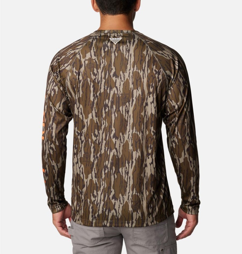 Brown Columbia PHG Super Terminal Shot Long Sleeve Men's T-Shirt | 46981LWTA