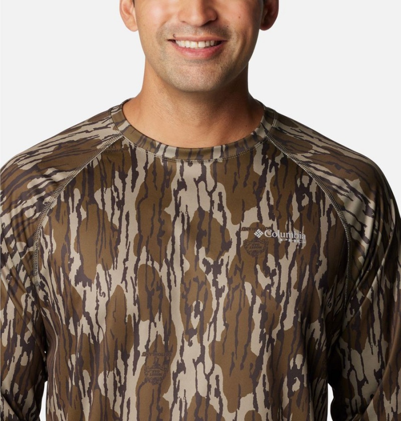 Brown Columbia PHG Super Terminal Shot Long Sleeve Men's T-Shirt | 46981LWTA