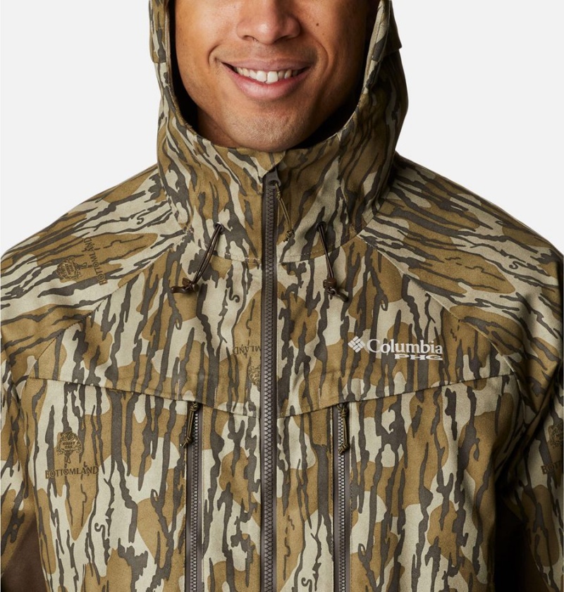 Brown Columbia PHG Trophy Rack Silent Men's Rain Jacket | 74013MJES