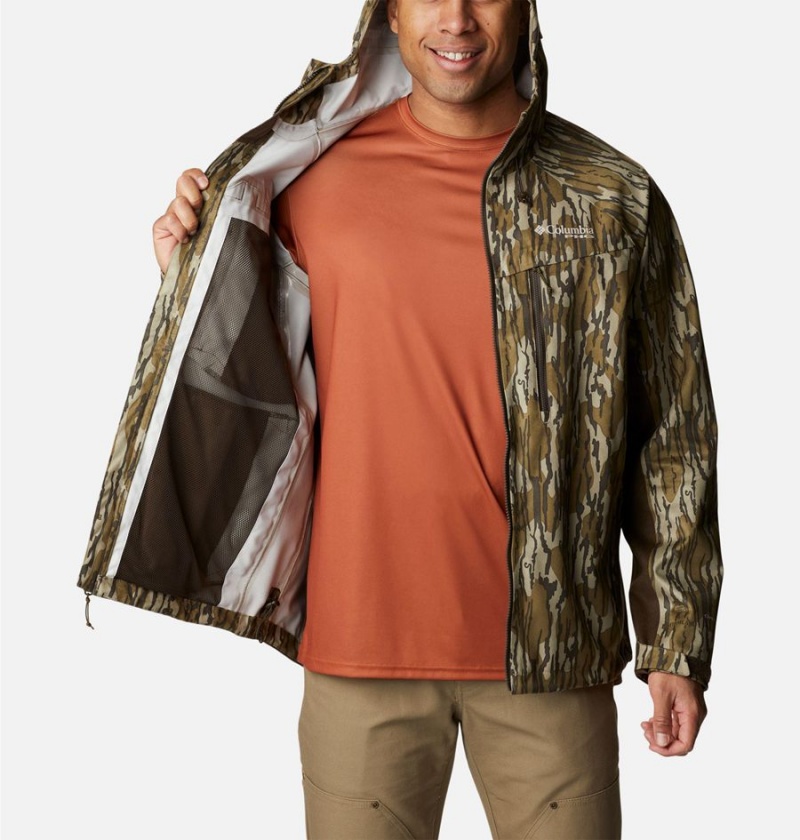 Brown Columbia PHG Trophy Rack Silent Men's Rain Jacket | 74013MJES