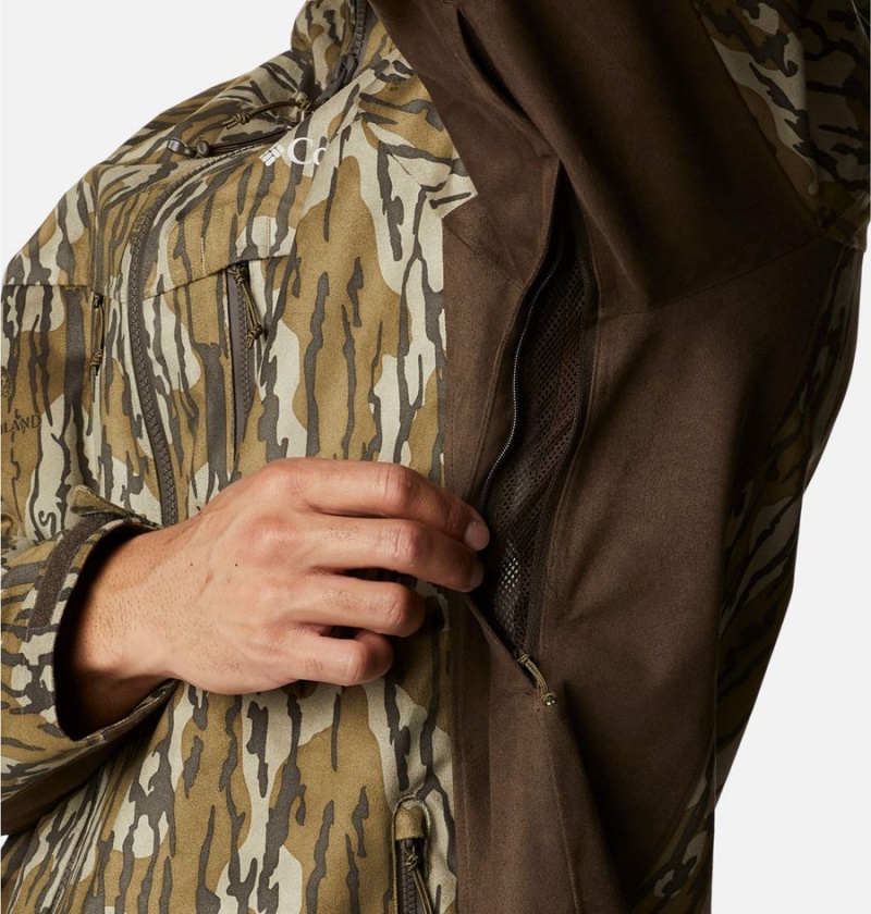 Brown Columbia PHG Trophy Rack Silent Men's Rain Jacket | 74013MJES