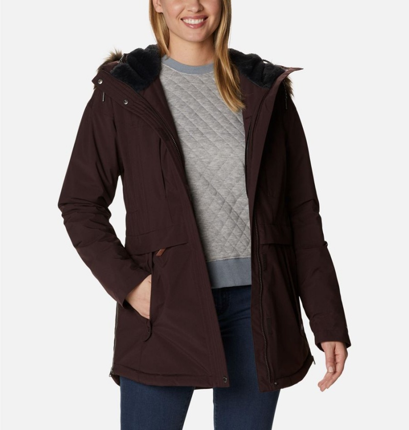 Brown Columbia Payton Pass Insulated Women's Coats | 78620FVUZ