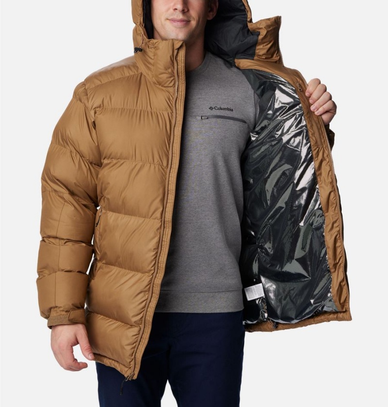 Brown Columbia Pike Lake Parka Insulated Men's Puffer Jacket | 72956XNSH