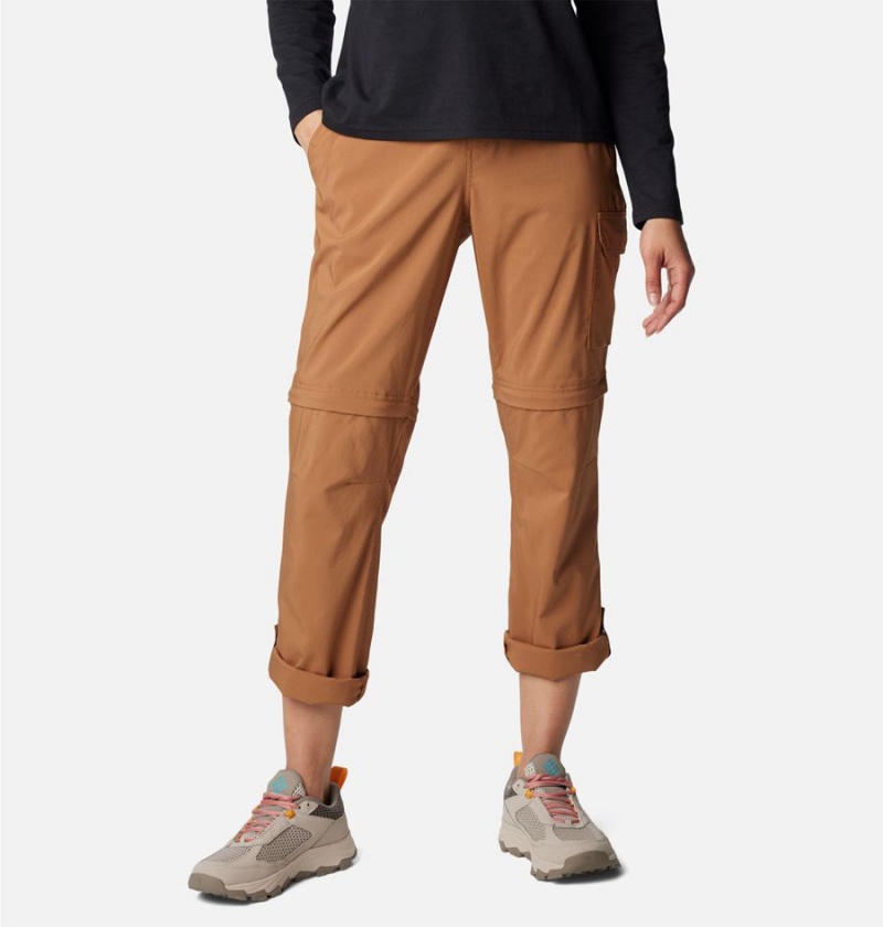 Brown Columbia Silver Ridge Utility Convertible Women's Pants | 08576VLKH