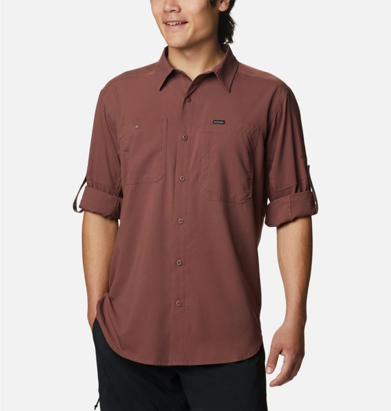 Brown Columbia Silver Ridge Utility Lite Long Sleeve Men's Shirt | 72068DWBJ