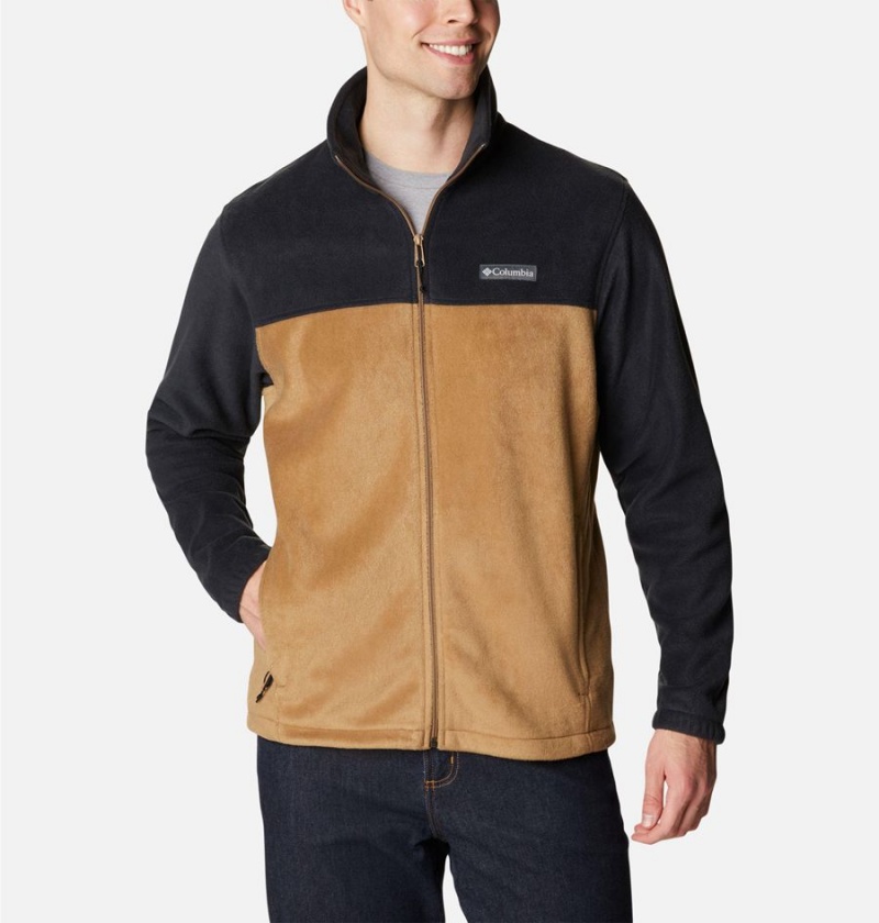 Brown Columbia Steens Mountain 2.0 Full Zip Men\'s Fleece Jacket | 57204HTBJ