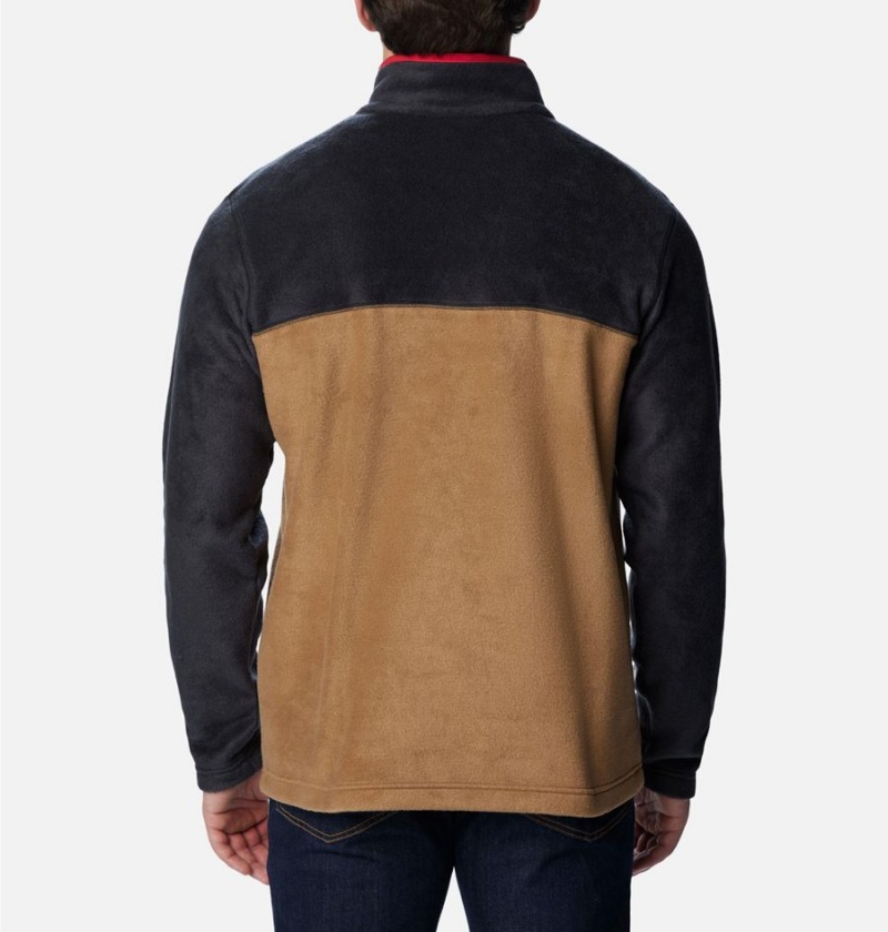 Brown Columbia Steens Mountain Half Snap Fleece Men's Pullover | 39406BHPF