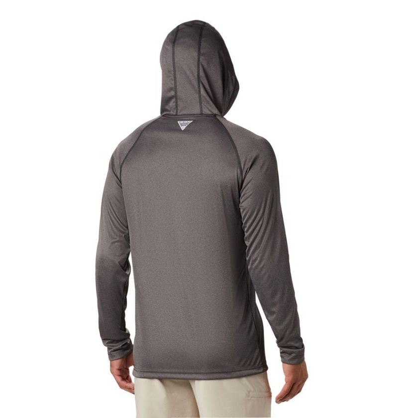 Brown Columbia Terminal Tackle Heather Men's Hoodie | 43861JTPU