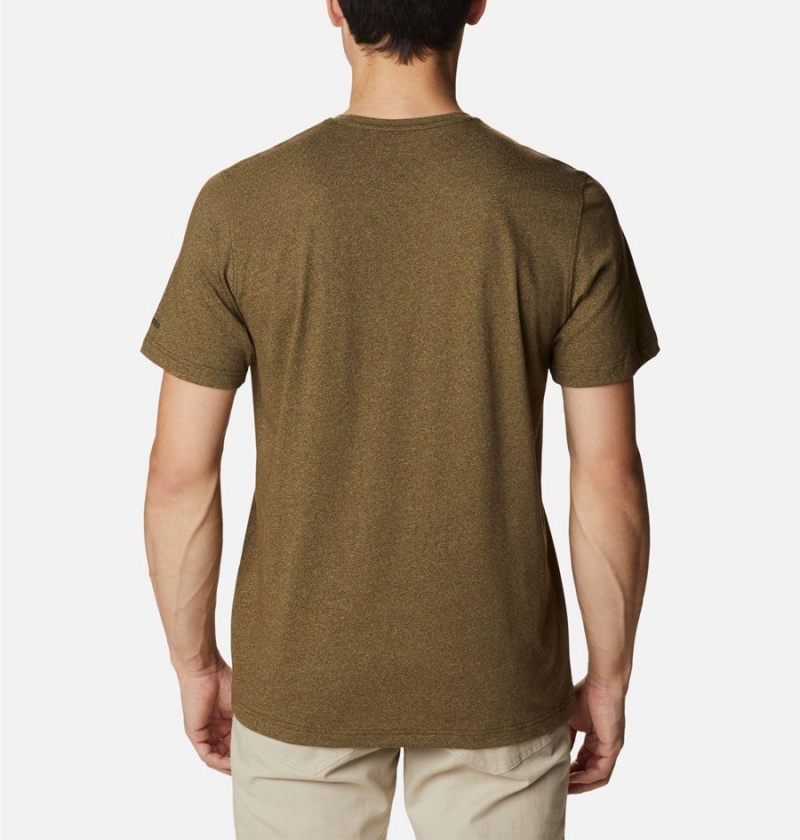 Brown Columbia Thistletown Hills Pocket Men's T-Shirt | 56942TXUN