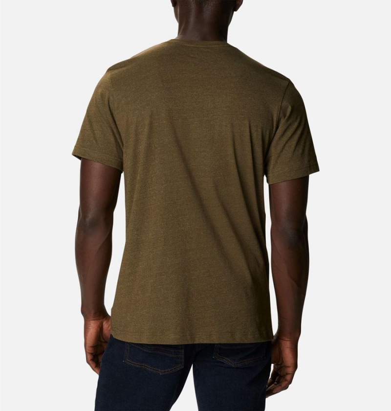 Brown Columbia Thistletown Hills Short Sleeve Men's T-Shirt | 37251MDOL