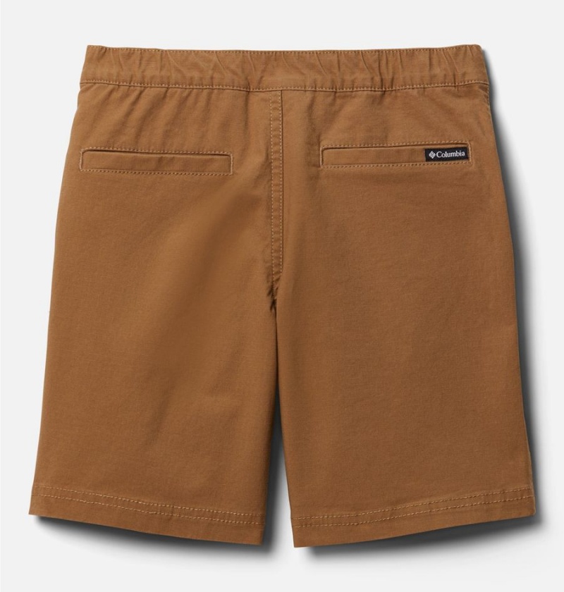 Brown Columbia Wallowa Belted Kids' Shorts | 15723WASR