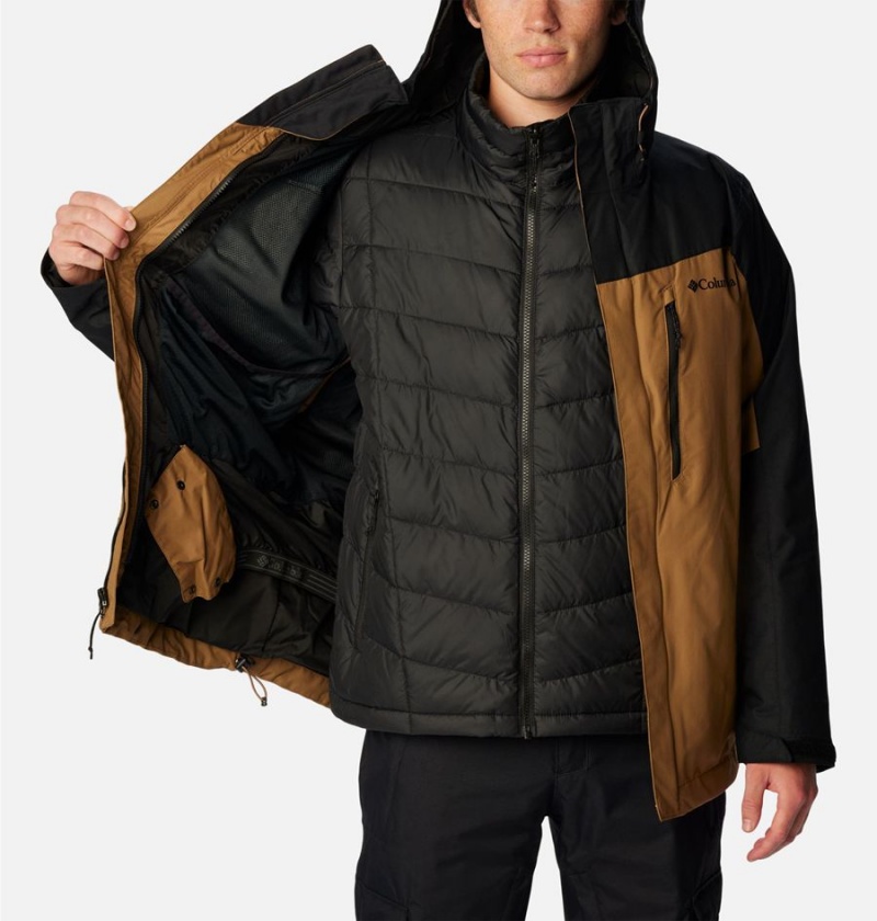 Brown Columbia Whirlibird IV Interchange Men's Ski Jacket | 39768WBRE