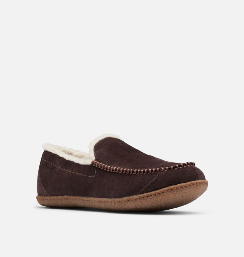 Burgundy Columbia Fairhaven Men's Slippers | 03198EXRB