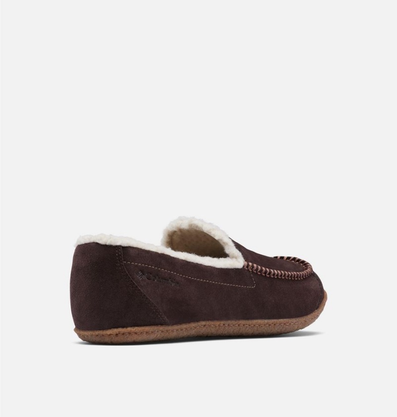 Burgundy Columbia Fairhaven Men's Slippers | 03198EXRB