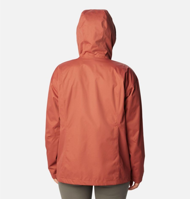 Coral Columbia Hikebound Interchange Women's 3 In 1 Jackets | 53426LUBR