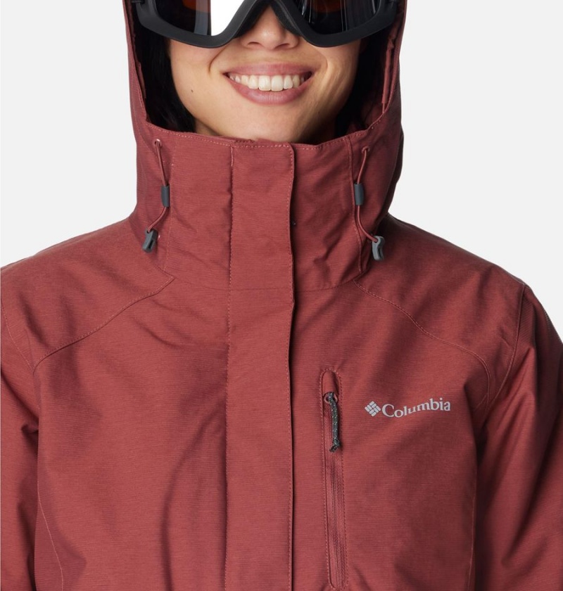 Coral Columbia Whirlibird IV Interchange Women's Ski Jacket | 96102YPVO