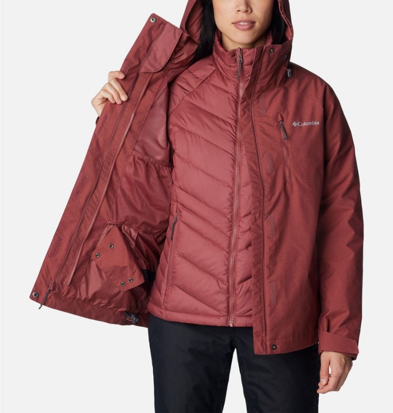 Coral Columbia Whirlibird IV Interchange Women's Ski Jacket | 96102YPVO