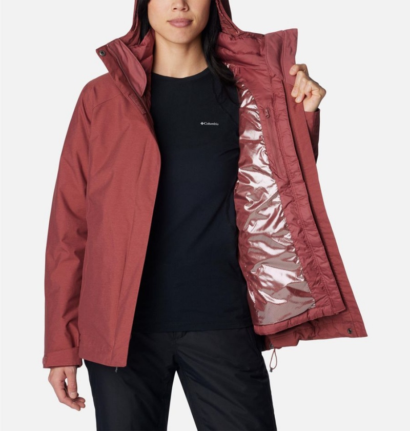 Coral Columbia Whirlibird IV Interchange Women's Ski Jacket | 96102YPVO