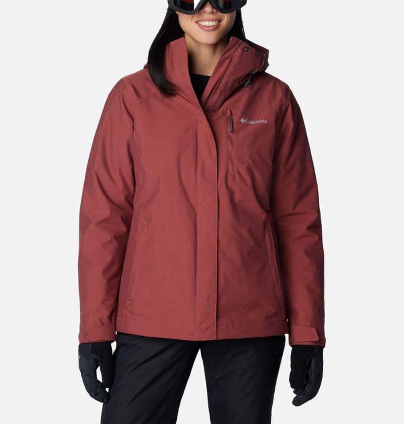 Coral Columbia Whirlibird IV Interchange Women\'s Ski Jacket | 96102YPVO