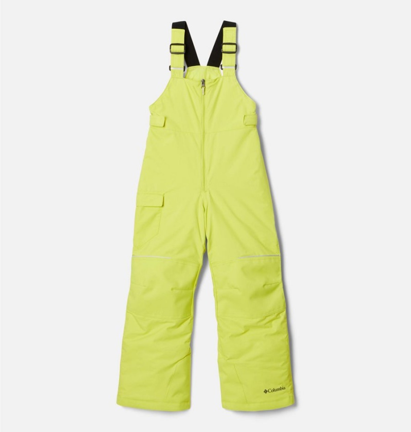 Green Columbia Adventure Ride Insulated Ski Bib Kids\' Pants | 71958OSVH