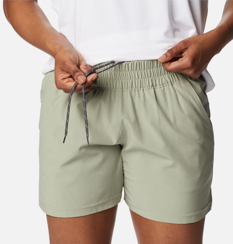 Green Columbia Alpine Chill Zero Women's Shorts | 89354OWLG