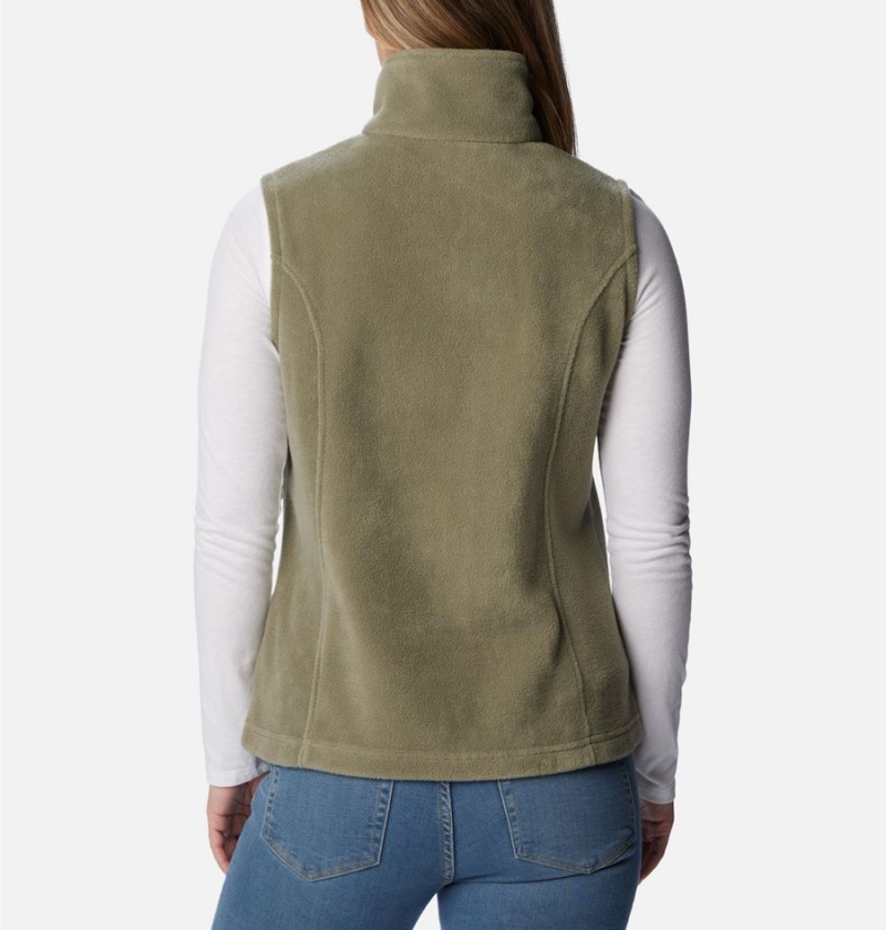 Green Columbia Benton Springs Fleece Women's Vest | 64720YDRG