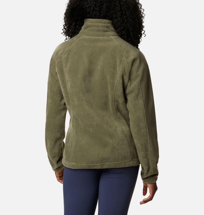 Green Columbia Benton Springs Full Zip Women's Fleece Jacket | 20895MHDJ