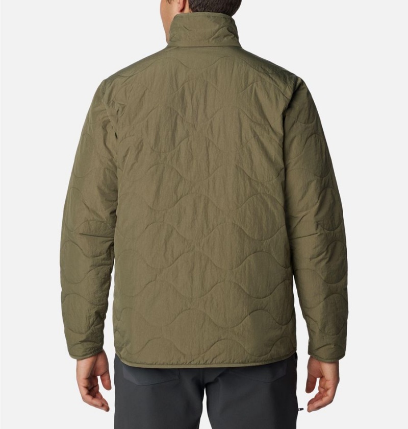 Green Columbia Birchwood Insulated Men's Puffer Jacket | 94267RXOZ