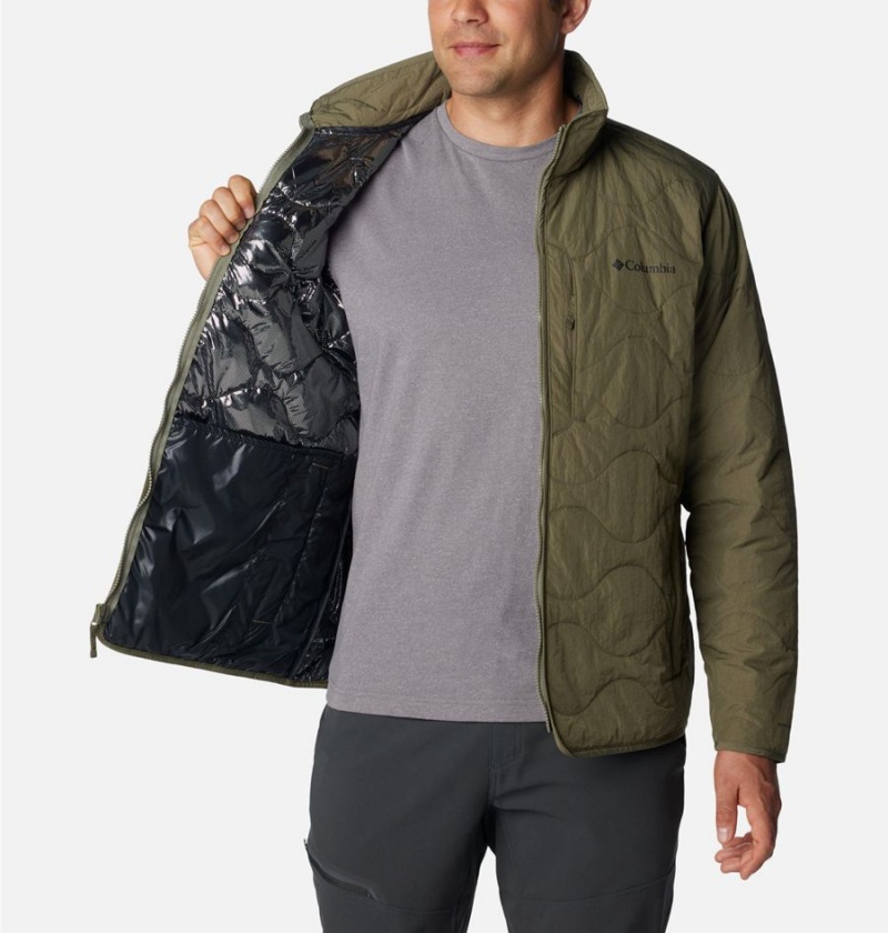 Green Columbia Birchwood Insulated Men's Puffer Jacket | 94267RXOZ