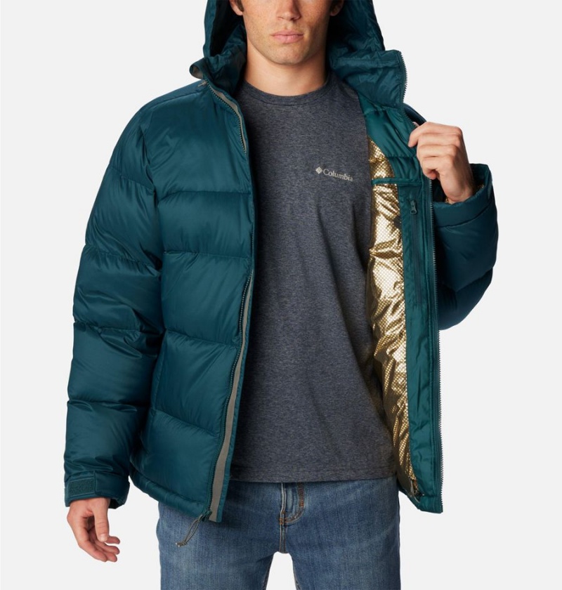 Green Columbia Bulo Point II Omni Heat Infinity Insulated Men's Puffer Jacket | 09146EOVG