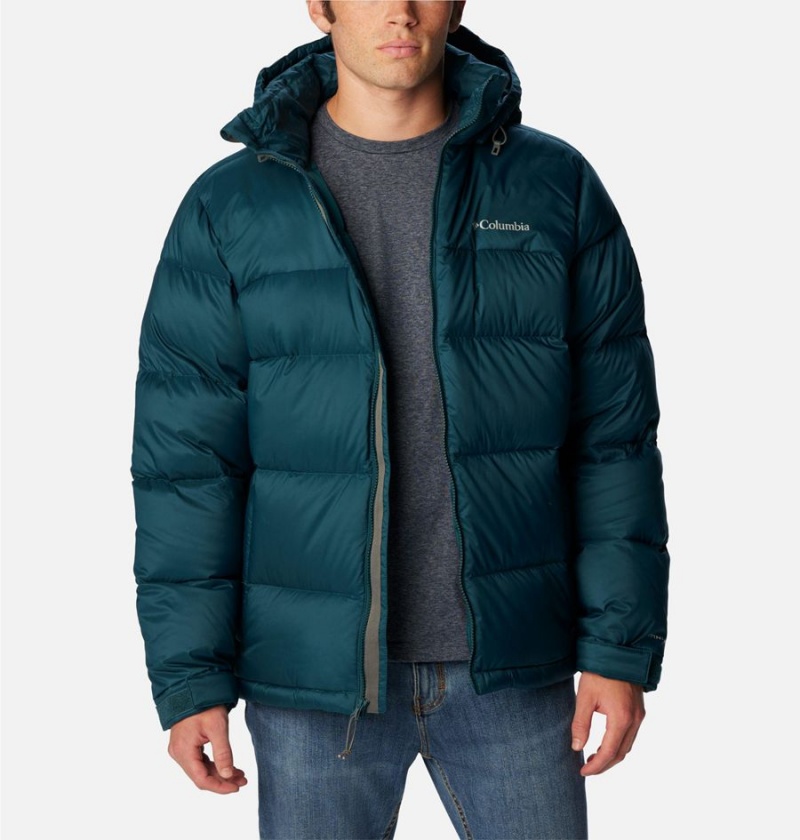 Green Columbia Bulo Point II Omni Heat Infinity Insulated Men's Puffer Jacket | 09146EOVG