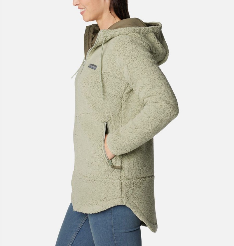 Green Columbia CSC Sherpa Women's Fleece Jacket | 78913NMTB