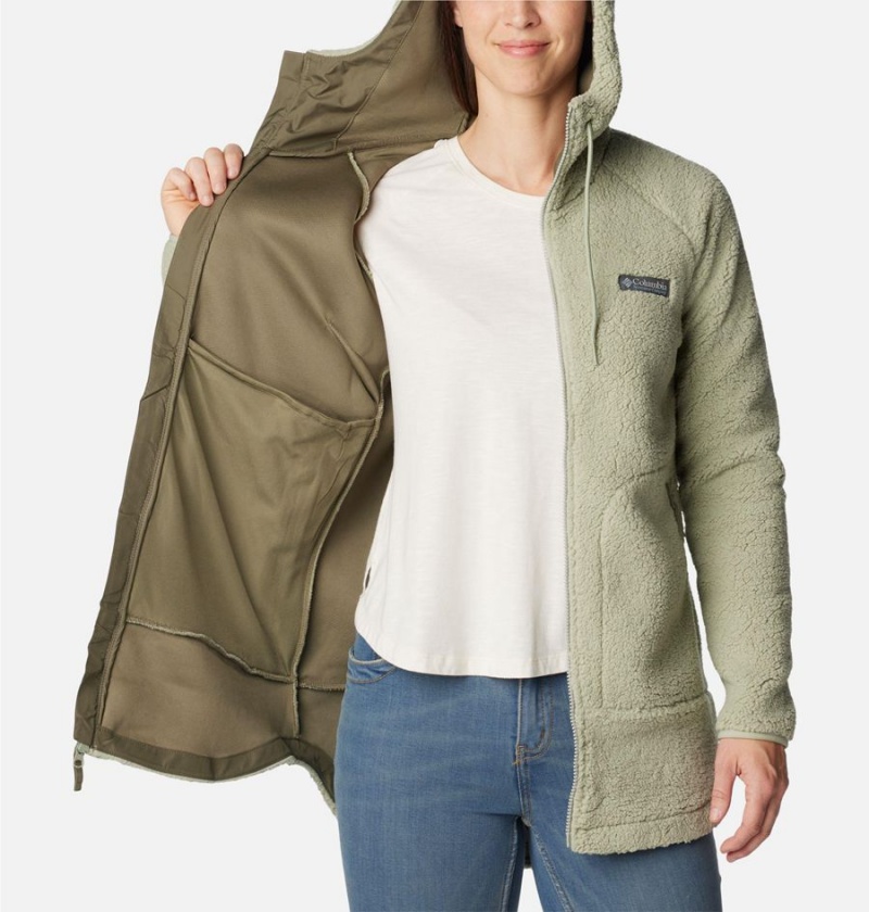 Green Columbia CSC Sherpa Women's Fleece Jacket | 78913NMTB