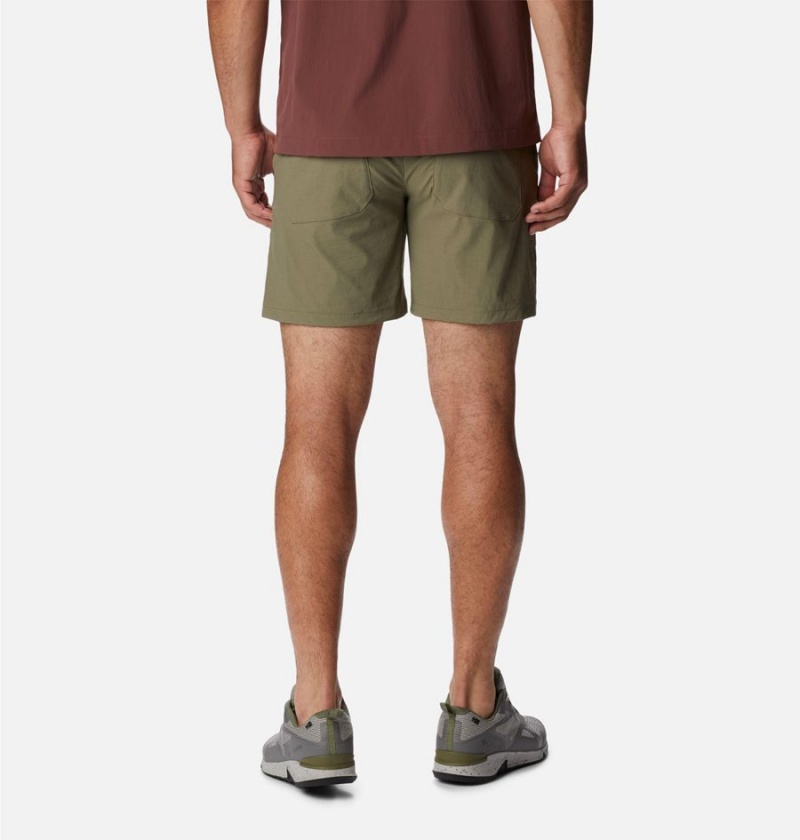 Green Columbia Canyon Gate Utility Men's Shorts | 53014WNPA